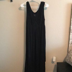 Black Maxi Maternity Dress
